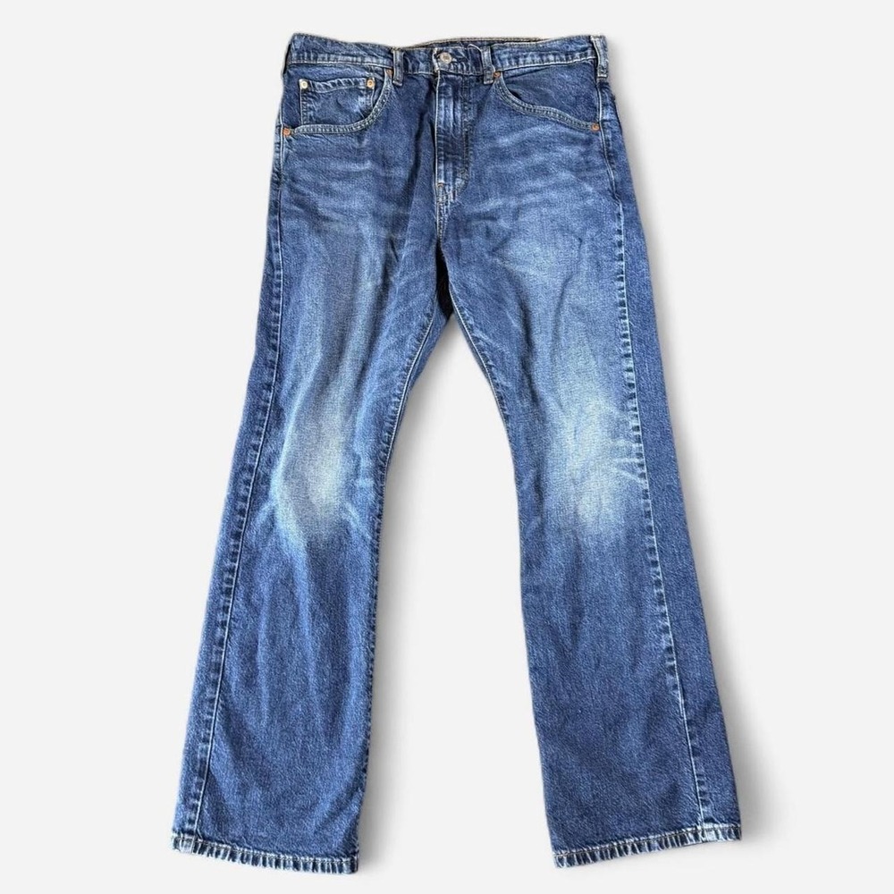 Levi's 517 Med Wash Fade Bootcut Jeans Western Cowboy Size 34x30‎